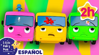 Las ruedas del autobus 🚌 Caricaturas de autobuses 🚌 Canciones infantiles  LBB Español [upl. by Lustick]