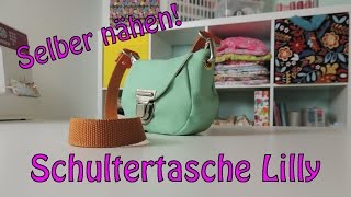 SCHULTERTASCHE Lilly  Nähen für Anfänger  Dots Designs [upl. by Jehias597]