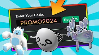 7 NEW CODES ALL JUNE 2024 Roblox Promo Codes For ROBLOX FREE Items and FREE Hats 2024 UPDATED [upl. by Maeve]