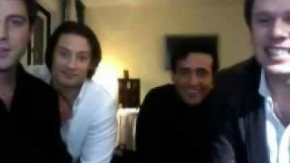 IL DIVO Web Chat Part II 120209 [upl. by Sackville]