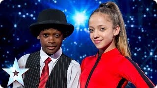 Dancers Lauren and Terrell are on a mission  Britains Got Talent 2014 [upl. by Nylrak]