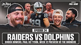 Pushing Through Week 11 Jake Paul vs Mike Tyson amp CU Playoffs Bound  The Rush with Maxx Crosby [upl. by Reginnej]