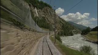 World railways Switzerland Glacier Express2 Brig  Andermatt [upl. by Aelanej552]