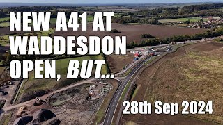 New A41 Bicester Road Waddesdon Open But  28th Sep 2024 [upl. by Halley]