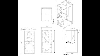 vifa ne225w 3way speaker sound [upl. by Rotciv]