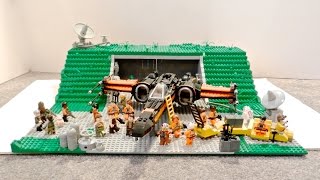 LEGO Star Wars Force Awakens MOC Resistance Base [upl. by Wanonah647]