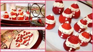 DIY Santa Strawberry Treat [upl. by Vickie]