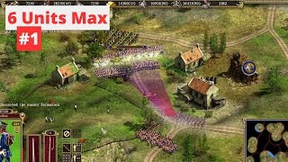 6 Units Max  Cossacks 2 Battle for Europe  Poland Very Hard  Part 1 [upl. by Pihc456]