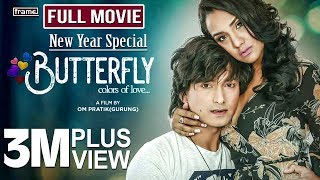 BUTTERFLY  New Nepali Full Movie 20192075  Aaryan Adhikari Priyanka Karki Arpan Thapa [upl. by Lazos]