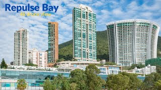 Repulse Bay Hong Kong by Drone 4k  Hong Kong Island Repulse Bay Drone View [upl. by Anedal]