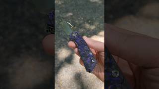 Miguron Keryx In Ultraviolet Carbon Fiber shorts youtubeshorts knives [upl. by Einnej]