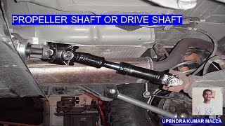 Propeller Shaft Working  Drive Shaft  Automobile Engineering Basics  Automobile Parts  Basics [upl. by Amasa774]