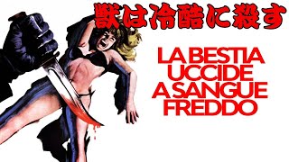 獣は冷酷に殺す  La bestia uccide a sangue freddo  スリラー  HD  完全映画 日本語字幕 [upl. by Fasano]