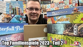 Die besten Familienspiele und Brettspiele im Jahr 2023  Teil 2 [upl. by Werby363]