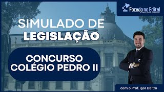 Questões de Legislação  Prof Igor  Concurso Colégio Pedro II [upl. by Llenahc]