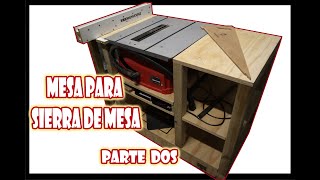 Mesa para la sierra de mesa Einhell Parte 2 [upl. by Lim277]