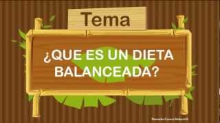 Que es una dieta balanceada [upl. by Rehpotsirhcnhoj]