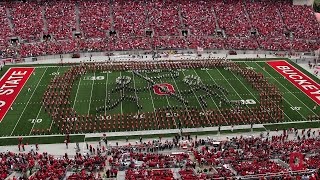 The Ohio State University Marching Band Sept 13 halftime show DDay [upl. by Costanzia542]