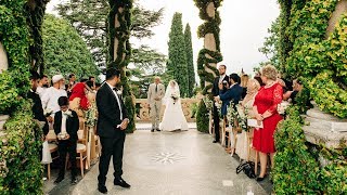 Villa Del Balbianello Wedding  Lake Como Italy  Destination Wedding [upl. by Engel]