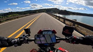 Riding the 2024 Ducati Monster 937 around Henry Hagg Lake in Oregon  POV RAW AUDIO [upl. by Blackmun]