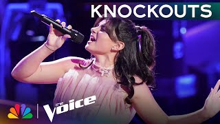 ThirteenYearOld Julia Roome Performs Sias quotUnstoppablequot Flawlessly  The Voice Knockouts  NBC [upl. by Lombardo806]