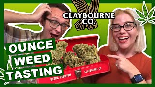 8STRAIN WEED FLIGHT ✈️🌿 Claybourne Co Unboxing amp Tasting [upl. by Sondra]