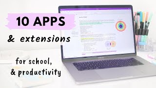 10 Apps amp Extensions for School amp Productivity all students need 🖥 [upl. by Lambrecht]