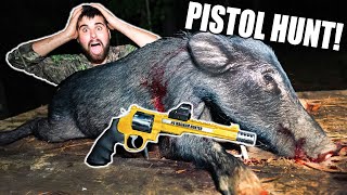 44 Magnum Pistol HOG HUNT LONG RANGE [upl. by Arriek]