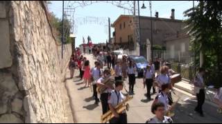 Forcella Pescosolido Processione San Rocco Madonna Sacro Cuore [upl. by Decato951]