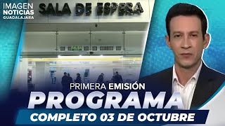 Noticias con Ricardo Camarena  Programa completo 3 de octubre 2024 [upl. by Seagraves]