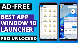 Best Free Window 10 Launcher App for Android [upl. by Mapel]