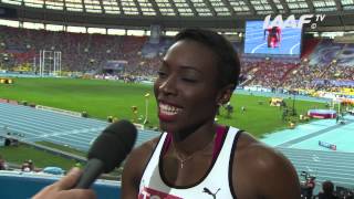 Moscow 2013  Murielle AHOURE CIV  200m Women  SemiFinal 1 [upl. by Docia871]