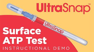 UltraSnap™ Surface ATP Test for Environmental Monitoring [upl. by Nevyar35]