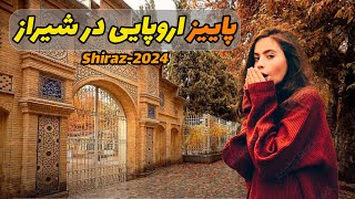 Shiraz Eream St  خیابان اروپایی شیراز در شب های پاییز [upl. by Ellebasi]