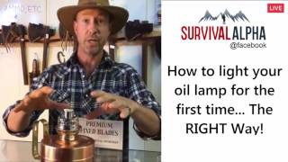 How to light your oil lamp for the first time The RIGHT Way [upl. by Lebatsirc410]