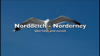 Norddeich Norderney und zurück mit der Fähre Frisia bei schönstem Wetter Nordsee Möven Urlaub [upl. by Thury]