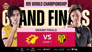 FIL M5 World Championship  Grand Finals  ONIC vs APBR  Game 7 [upl. by Leirej464]