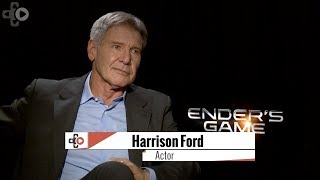 Enders Game Harrison Ford Talks Video Games [upl. by Yenterb587]