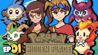 Pokemon Hidden Place Part 1 NEW Completed Fan Game With Fakemon Gameplay Walkthrough [upl. by Aneev344]