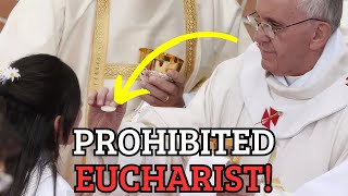 FROM TODAY THE EUCHARIST MUST NO LONGER BE RECEIVED IN THIS WAY [upl. by Cornelle]