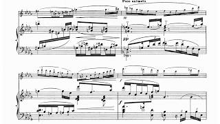 Philippe Gaubert Nocturne et Allegro Scherzando for Flute amp Piano Score video [upl. by Etnahs560]