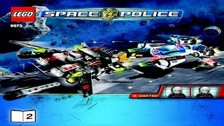 LEGO instructions  Space  Space Police 3  5973  Hyperspeed Pursuit Book 2 [upl. by Euqor]