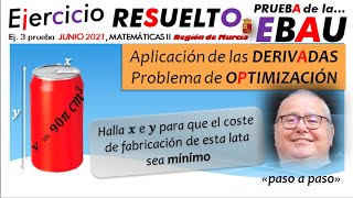 OPTIMIZACIÓN LATA de REFRESCO ACADEMIADIEGO [upl. by Moor]