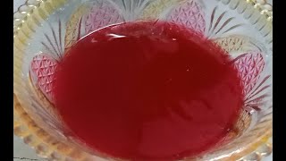 Gelatin mix  Jelly Crystals  Jelly crystals Strawberry  Flavour  Mahila TV Telugu channel [upl. by Artinak]