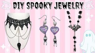 🕸Easy DIY AltGothicPastel Jewelry🕸 [upl. by Irrabaj]