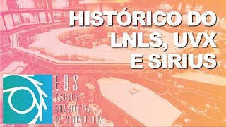 EBS  Semana 1 Aula 21  Histórico do LNLS UVX e Sirius [upl. by Nassir]