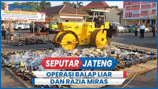 Polres Jepara Jelang Nataru Gencar Operasi Balap Liar dan Razia Miras [upl. by Keli]