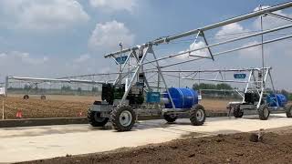 Irritech linear rainger irrigation system [upl. by Ahsiela]