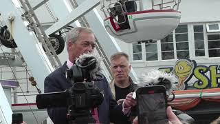 00196 04062024 Nigel Farage speech At Clacton On Sea Essex Part 1 [upl. by Haisa]