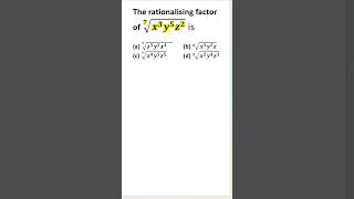 Maths Olympiad Find Rationalising factor of given problem [upl. by Inavoj991]